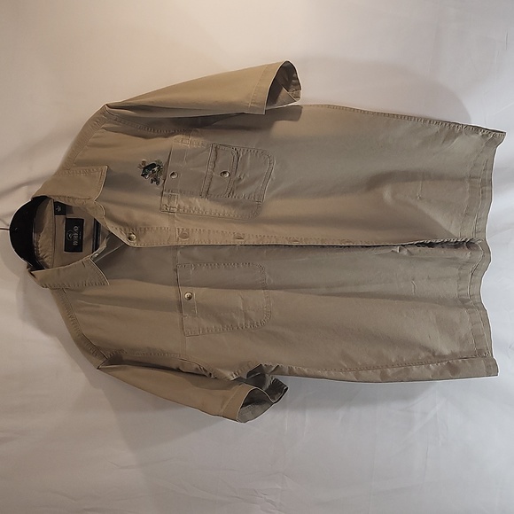 Redhead Tan Short-Sleeve Button-down Shirt (L) - Picture 2 of 12